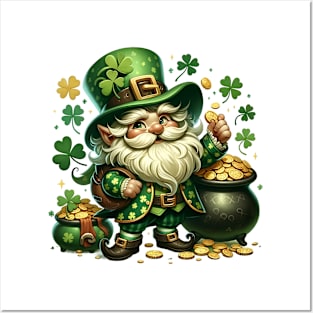 St Patricks Day Leprechaun Posters and Art